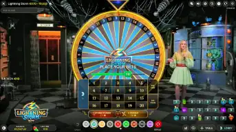 Lightning Storm Live Casino Spel